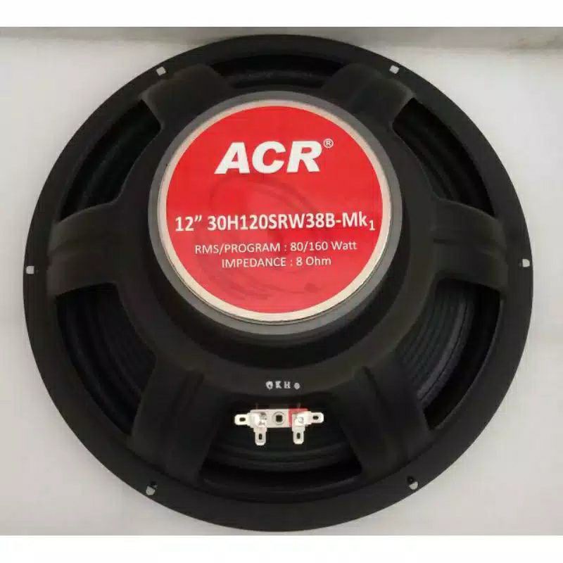 Speaker ACR PRO 12 Inch 160watt Woofer 30H12SRW38B ORIGINAL ACR