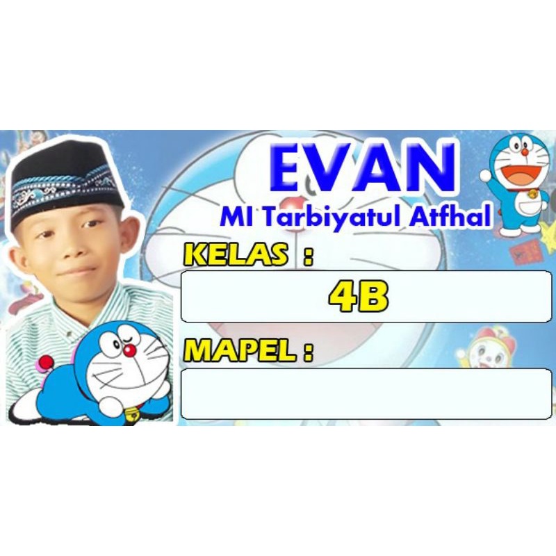 

stiker mata pelajaran stiker mapel custom stiker nama