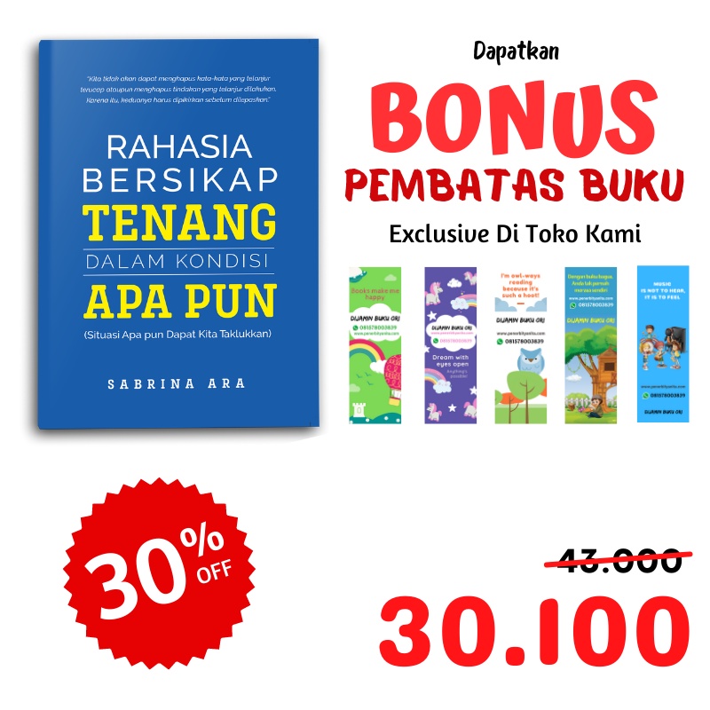 Syalmahat Publishing Buku Motivasi & Inspirasi Rahasia Bersikap Tenang Dalam Kondisi Apapun-4