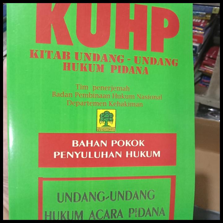 Buku Kuhp Dan Kuhap Penerbit Bphn | Daisy