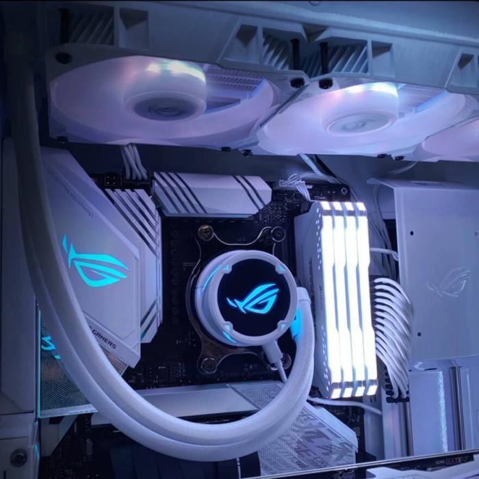 ASUS ROG STRIX LC 360 RGB WHITE LIQUID AIO CPU WATER COOLER PROCESSOR