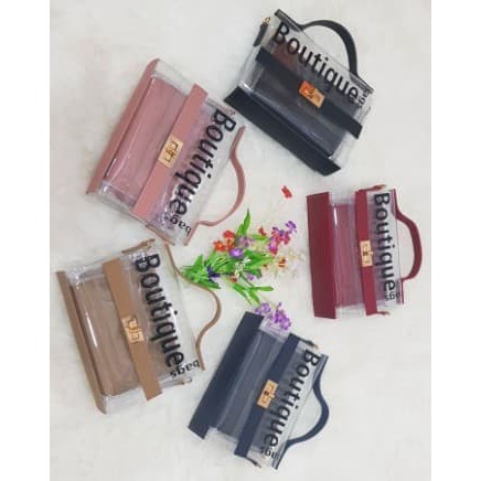TAS BOUTIQUE WANITA I TAS TRANSPARANT