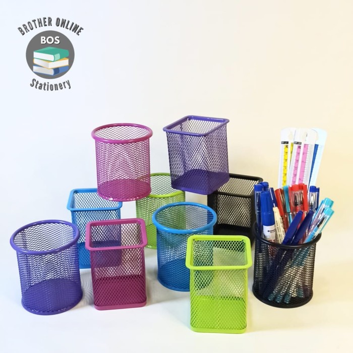 

Terbatas Bos Pen Stand Besi/Pen Holder/Pen Organizer/Tempat Pen/Desk Organizer Berkualitas