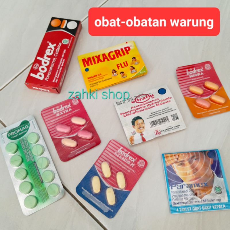 Bodrex Obat sakit Kepala 1 lembar l Obat Obatan Warung