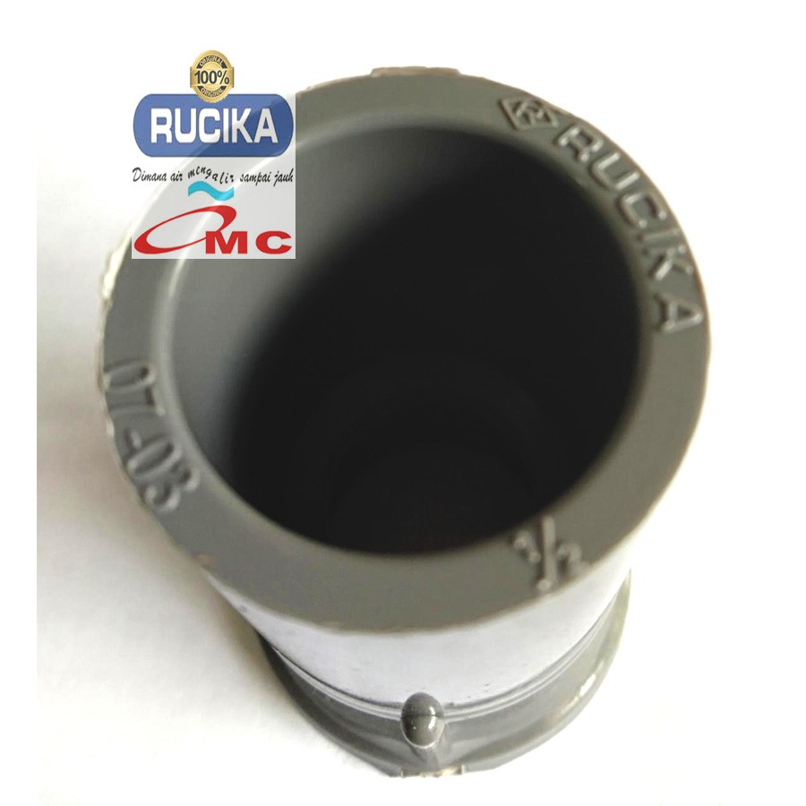 Sambungan Pipa Pralon Sock Sok Drat Dalam Faucet Socket 1/2 RUCIKA