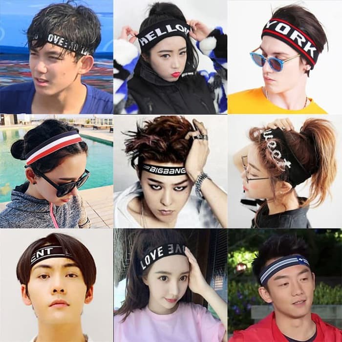 TOKOMUDA COD Mini Sport Headband / Bando / Bandana Olahraga Antislip Cewek Cowok