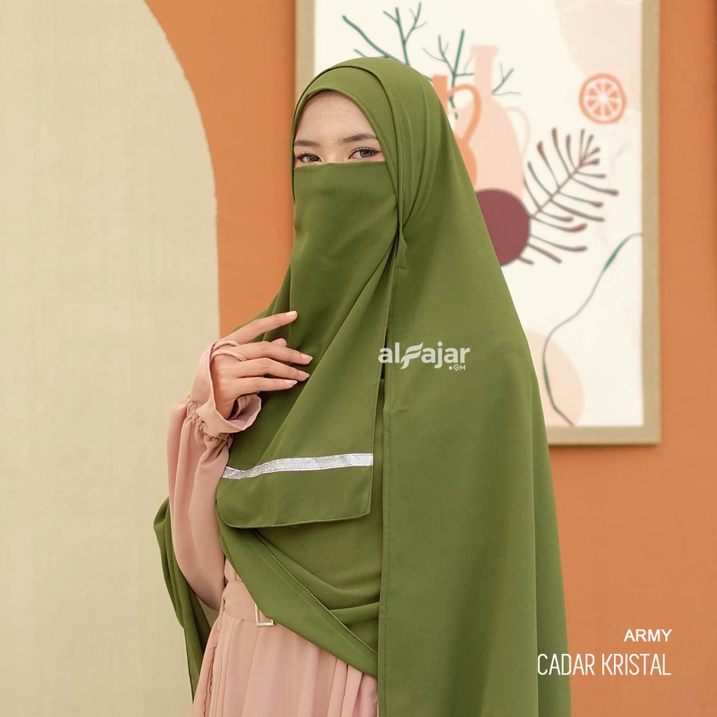 CADAR NIQOB TALI Dua Layer Kristal by Alfajar