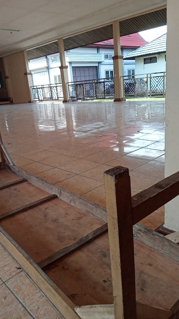 Set Couple Batik Songket Palembang Navy Gold