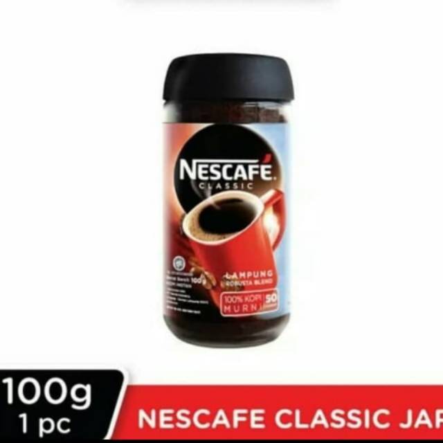 

Kopi Nescafe Classic 100 Gram botol