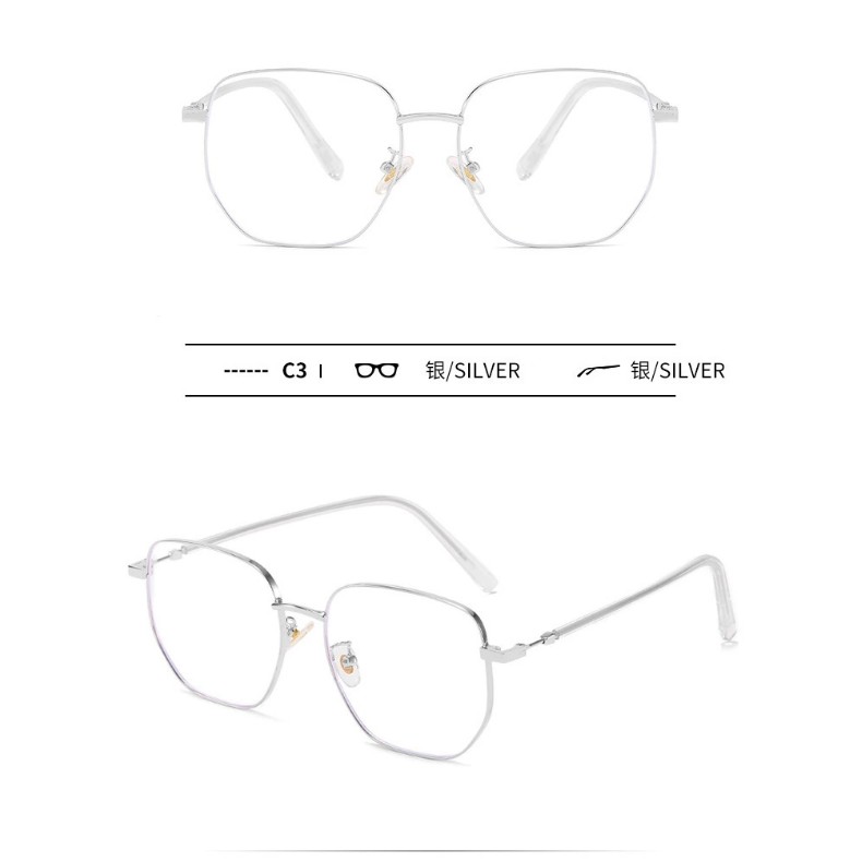 Kacamata Lensa Bulat Anti Radiasi Blue Light Gaya Korea Harry Potter