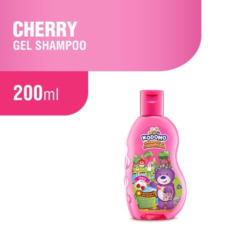 Kodomo Gel Shampoo &amp; Conditioner 200ml - Kodomo Shampo Anak 4Variant 200ml