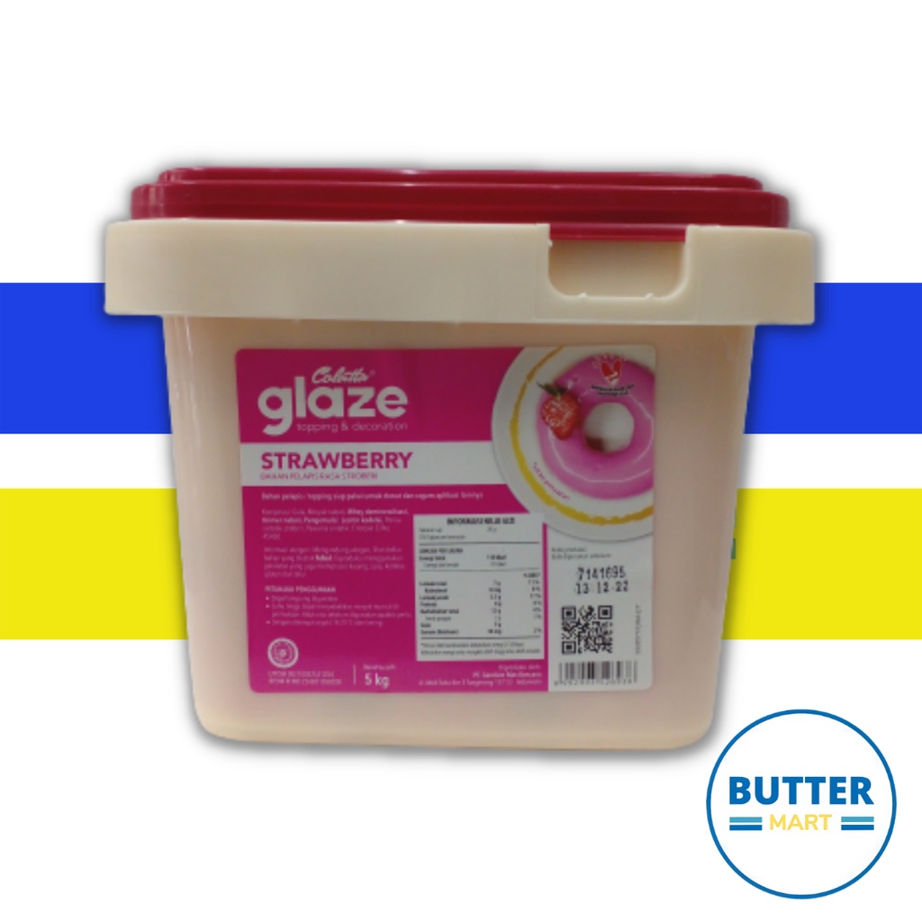

Colatta glaze strawberry | Saus manis rasa strawberry repack 250 gr