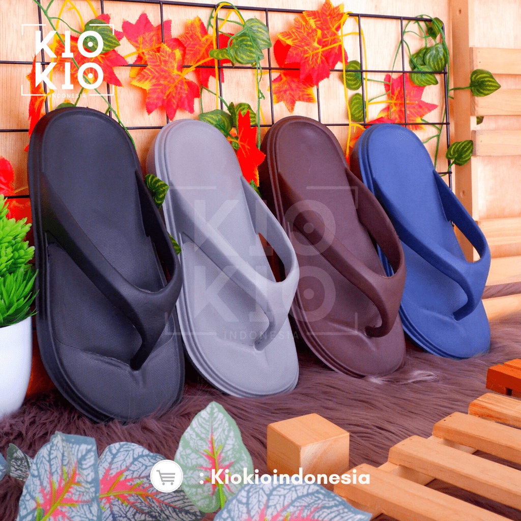 Sandal Jepit Hema Karet Pria Sandal Outdor Indoor Sendal Jepit Pria Casual Original sandal anti air Dewasa Men slippers Tebal dan empuk