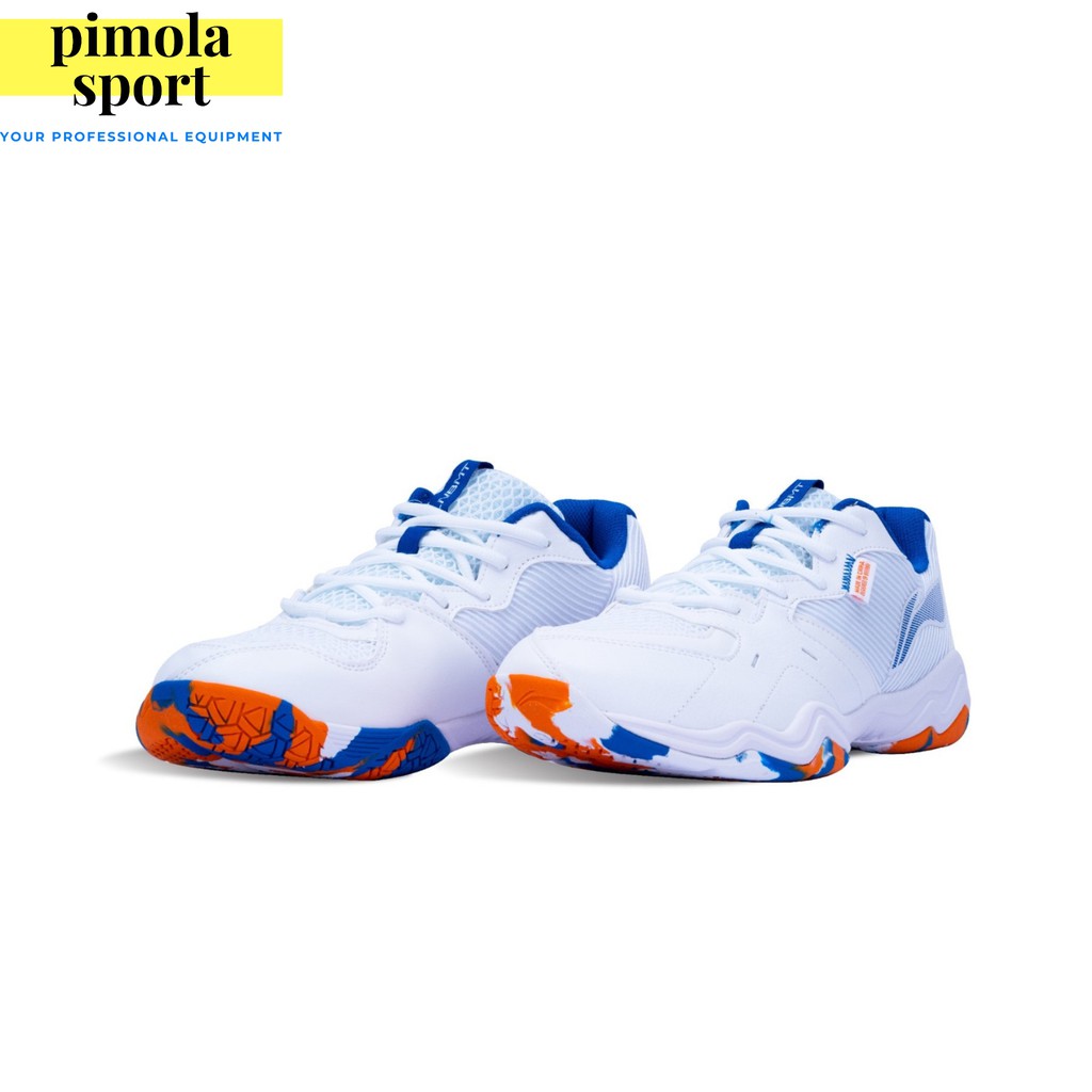 NEW Sepatu Badminton LINING Sound Wave II 2 AYTR009 - 1S White