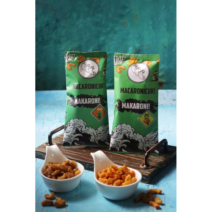 Makaroni Pedas Gurih Tidak Berminyak Kemasan 100 Gram
