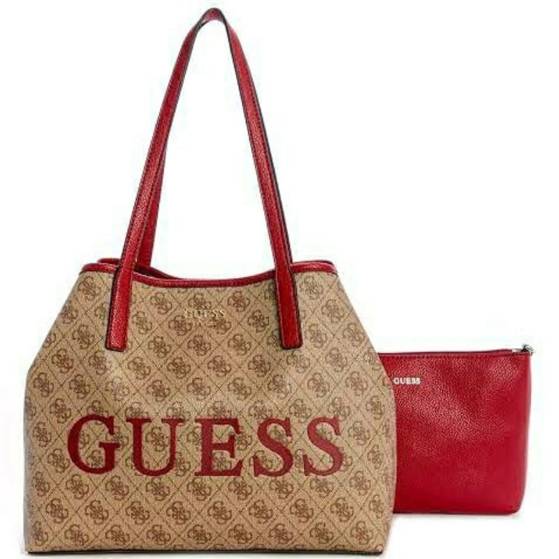 GUESSS vikky logo print tote set