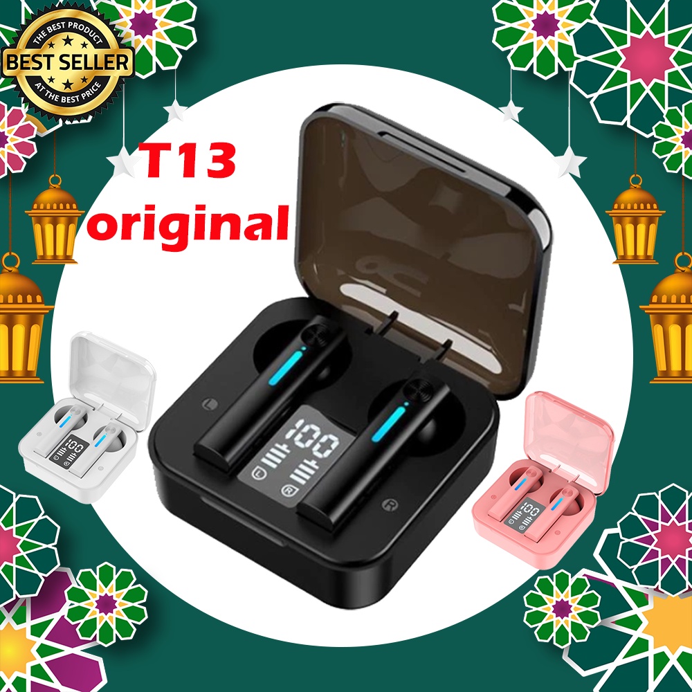 [COD] Earphone bluetooth TWS T13 Full Bass Headset bluetooth