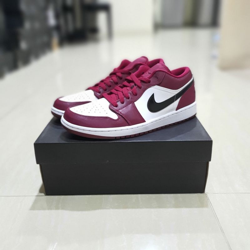 NIKE AIR JORDAN LOW 1 " NOBLE RED "