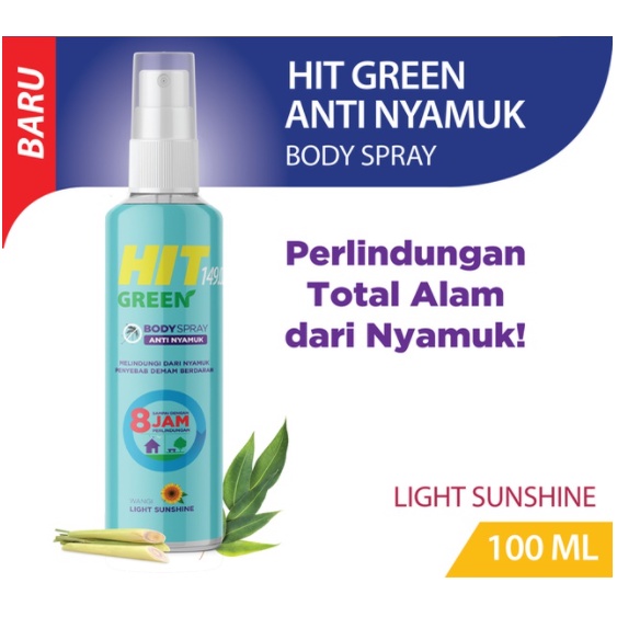 HIT Green Body Spray Light Sunshine 100ml