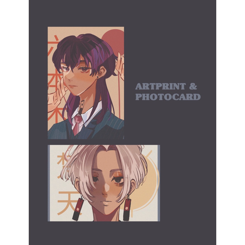 

BONTEN art print & photocard: Mikey and Rindou