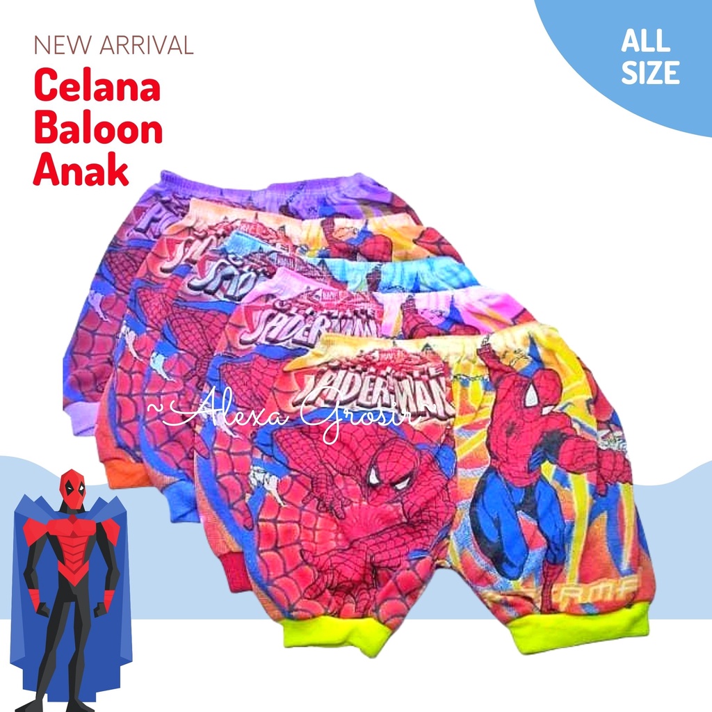 Celana Baloon 2-3 Tahun / Celana Pop Anak Murah Short Pants Kids Pendek