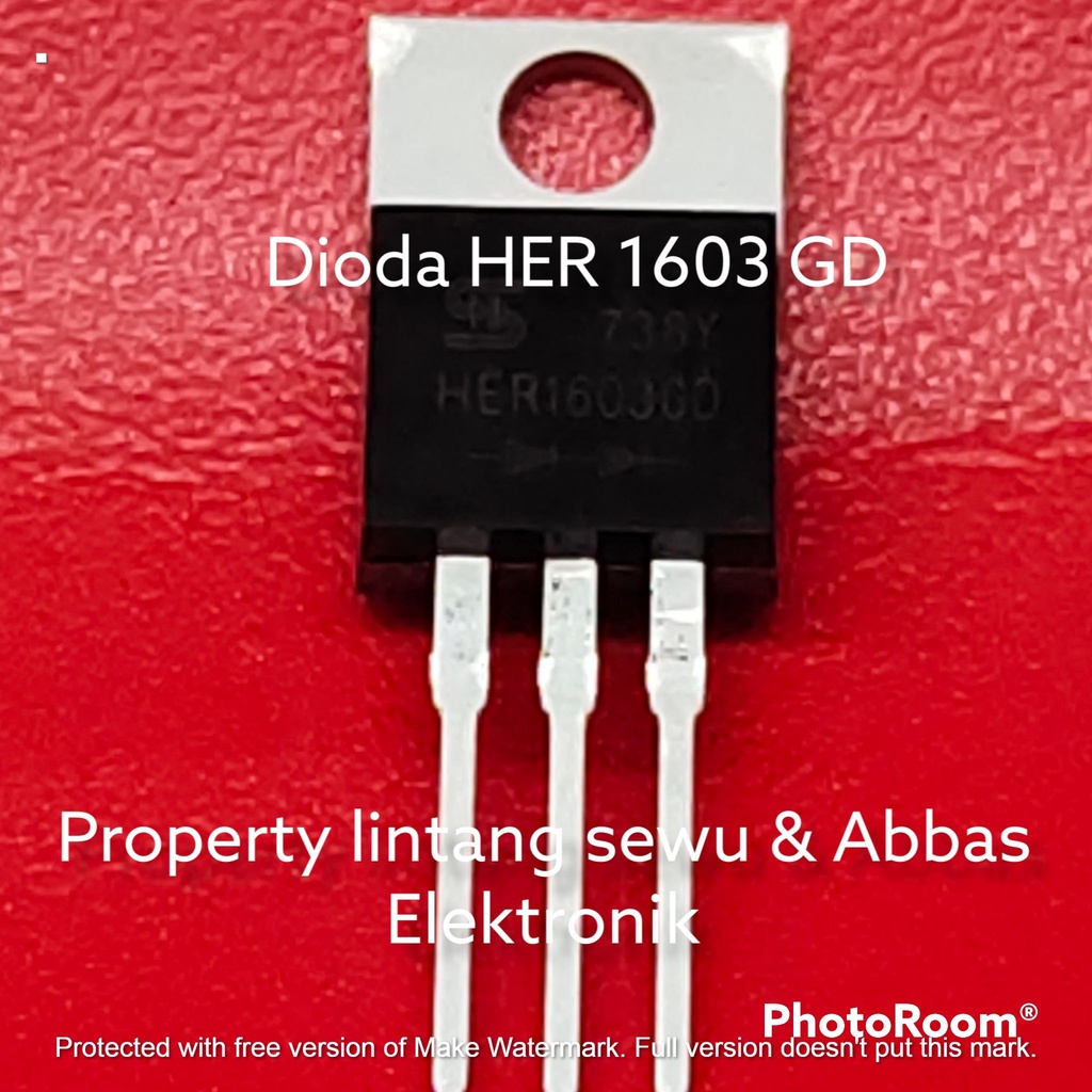 DIODA HER1603GD HER 1603 GD DUAL DIODA