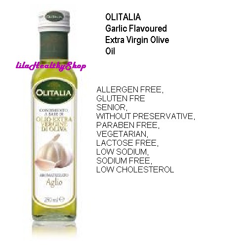 

Olitalia Garlic E.V. Olive Oil - Minyak Zaitun Rasa Bawang Putih 250ml