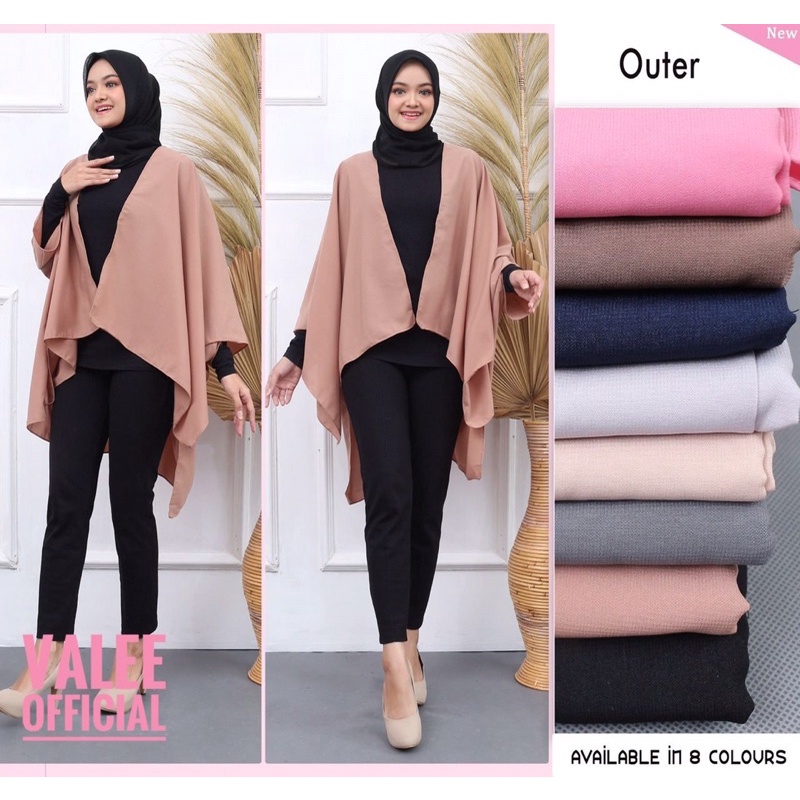 Cardigan / Sally Outer / Batwing Cardi/ Outer hijab