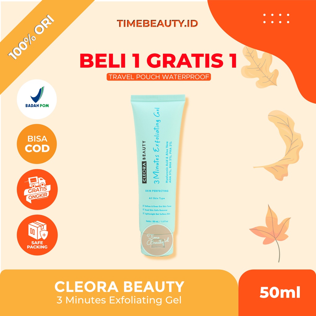 (READY STOCK) CLEORA 3 MINUTES EXFOLIATING EXFO GEL Face Peeling Gel Mask Peel Wajah