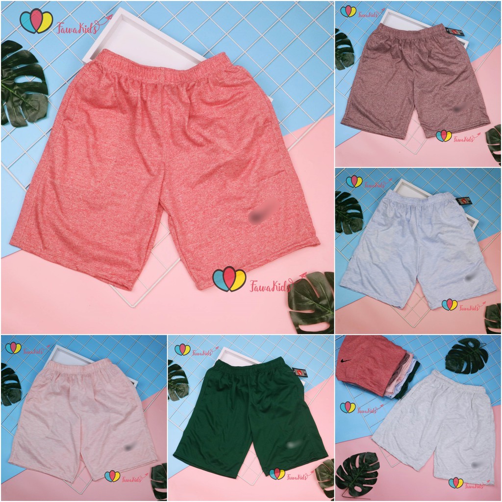 Sport Pants - Celana Dewasa Polos Fit to XL / Boxer Training Santai Olahraga Fitnes Pendek Pria Laki