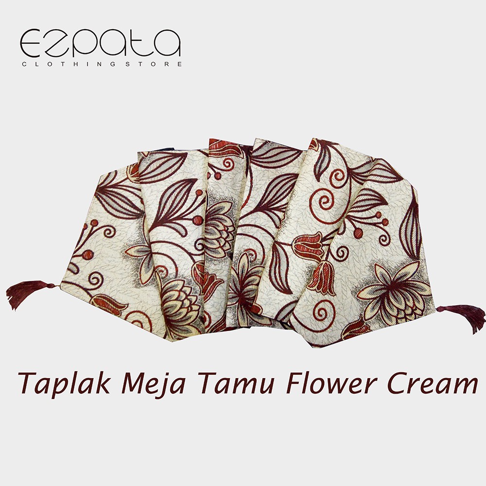 Taplak Meja Tamu Premium Ukuran 142 x 34cm Termurah