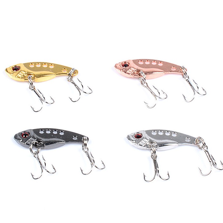 SYFishing 1Pcs Laser Metal VIB Fishing Lure 3.5cm 3.8g Sinking Crankbait Umpan Pancing Swimbait Ikan Bass Wobbler Jigging Bait Kail Memancing Tackle