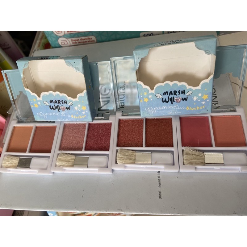 ca.x - marshwillow duo bluhser // marshwillow dynamic duo blusher // blush on duo