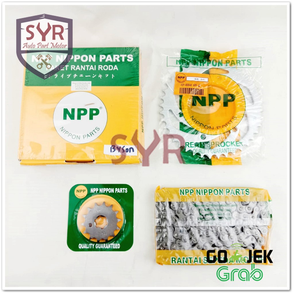 GEAR SET GEAR PAKET CHAIN KIT BYSON NPP BERGARANSI 100%