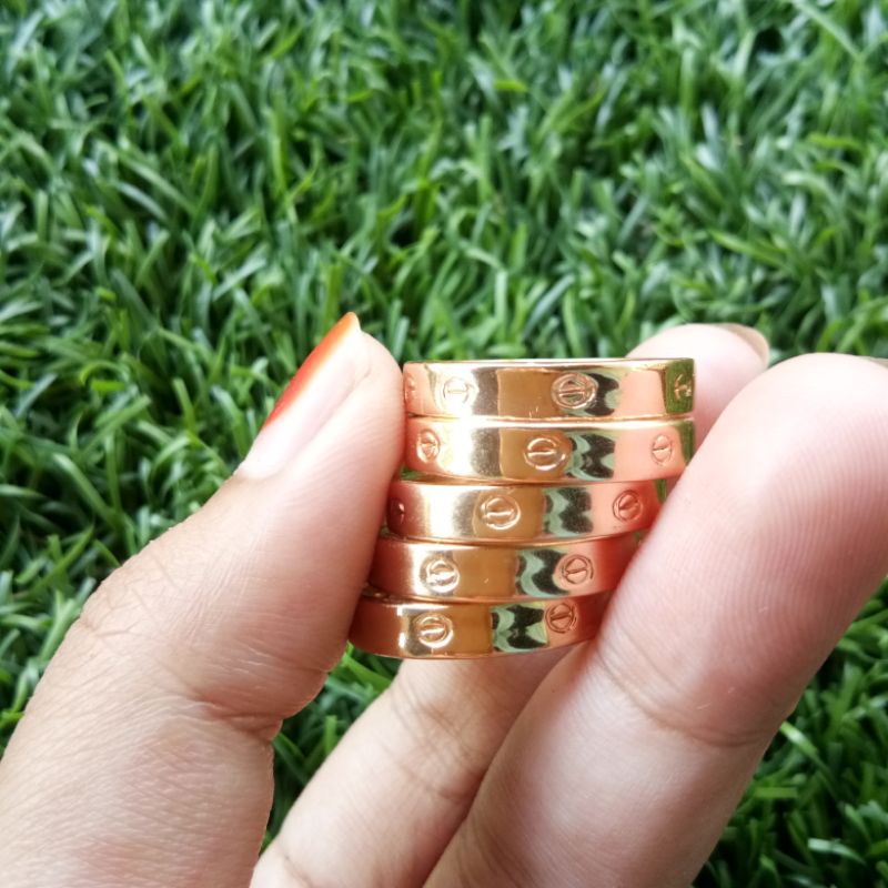 (kartier) Cincin Swasa kuning selamanya