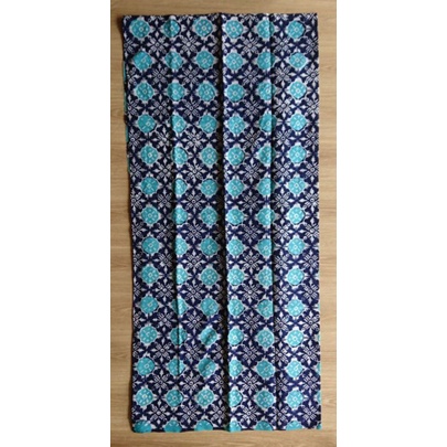 kain batik cap warna tosca notif kopi truntum hitam tosca batik cap garutan murah SDQ