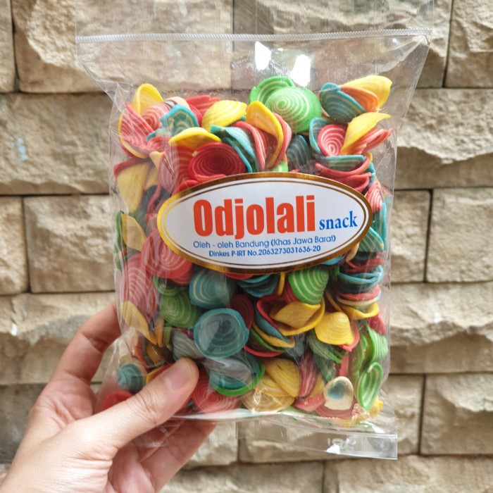 

Cemilan Kuping Gajah Rainbow Odjolali / Cemilan Kuping Gajah Mini Pelangi