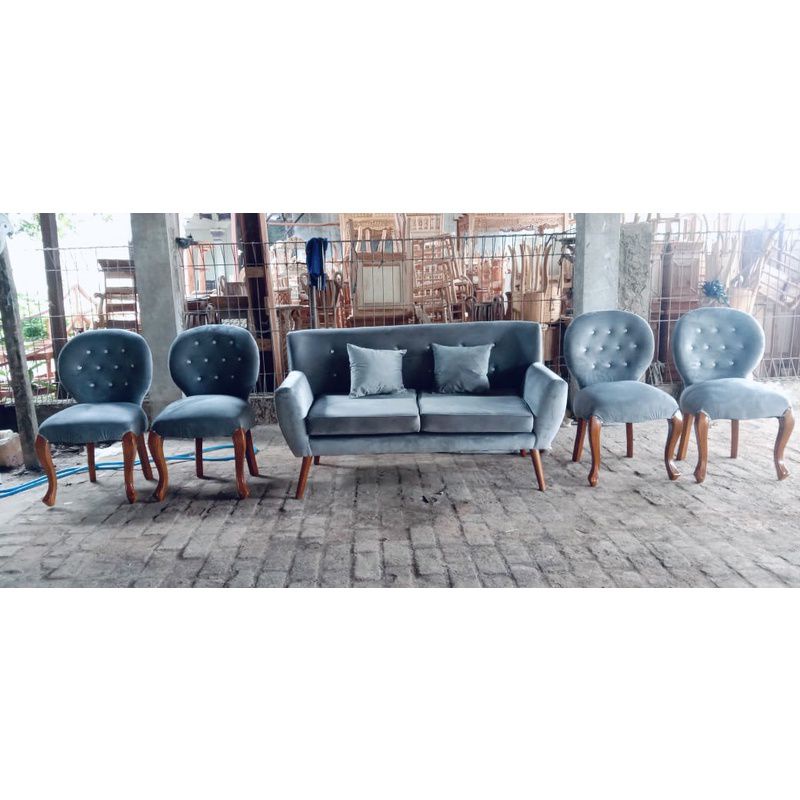 kursi pelaminan retro / sofa pelaminan terbaru / sofa pelaminan / kursi sofa