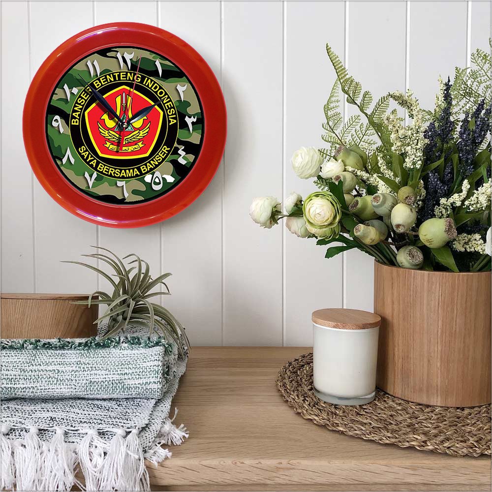 JAM DINDING NAHDLATUL ULAMA - BANSER 2  (DIAMETER 30 CM)