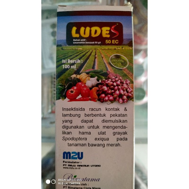 Insektisida Pertanian LUDES 50 EC 100 ml