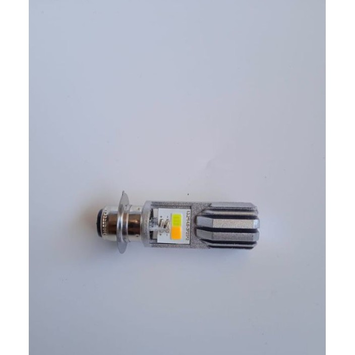 Bohlam/Lampu Depan Led Putih-kuning Dudukan H6 laser Untuk All Baet , Vario , All Supra , All Mio semua metic/bebek