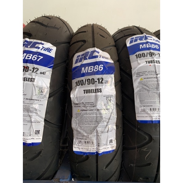 BAN MOTOR BELAKANG SCOOPY IRC 110/90-12 Tubeless