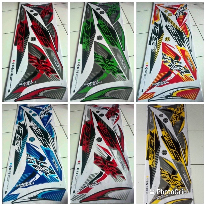 (Bisa COD) Striping Stiker Variasi Thailand Motor Yamaha Njmx - Jupiter Mx New 135 - Exciter 135