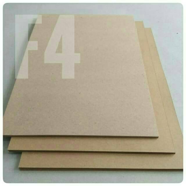 

InJO ( 100 Lembar ) Kraft Liner 275 Gsm / 280 Gsm / Kertas samson Uk F4 21.5 cm X 33 cm