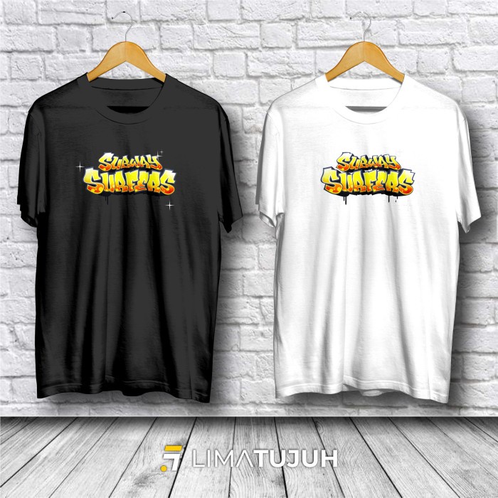 Kaos Subway Surfers Logo Baju Distro