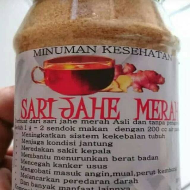 

Sari jahe merah