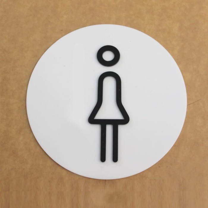

Toilet Sign / Tanda Toilet acrylic / Papan Tanda Toilet Akrilik Elegan