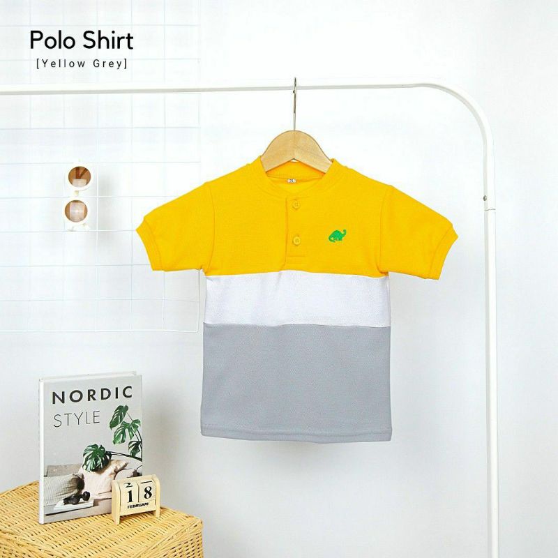 Kaos Polo Anak/Polo Shirt tree tone/Kaos polo anak 3 warna