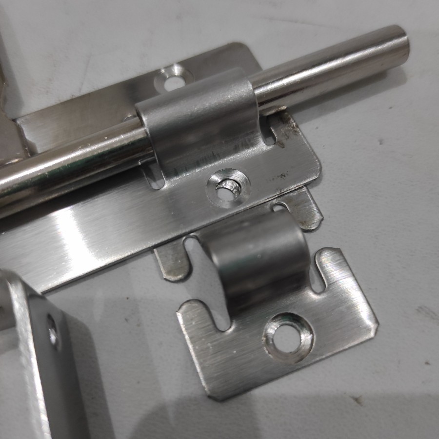 slot kunci grendel + overpal gembok pintu baja steinless steel 7&quot; 7inch