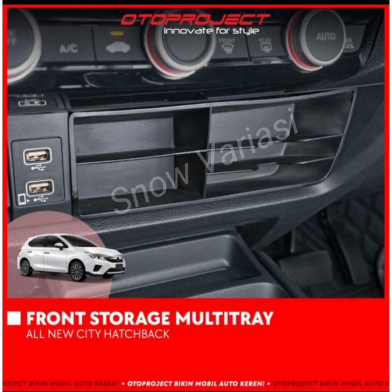 Front Storage Organizer Multi Tray Tempat Coin Honda City Hatchback